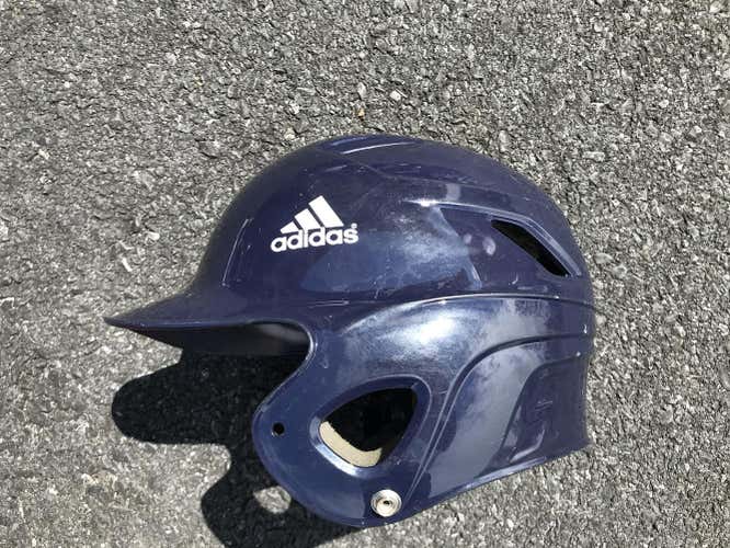 Blue Used Small / Medium Adidas Triple Stripe Batting Helmet