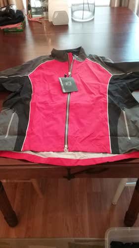 New Footjoy DryJoys Select Rain Jackets - Size XXL (Red/ Black / Grey)