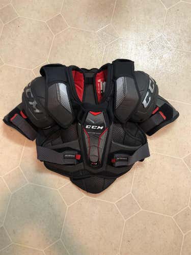 Used Large CCM JetSpeed FT1 Pro Stock Shoulder Pads