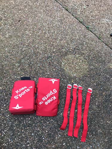 Red New All Star Catcher's Leg Guard