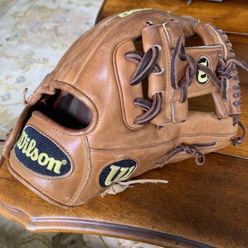 Brown Used Infield A200 Dp15 11.5" Baseball Glove