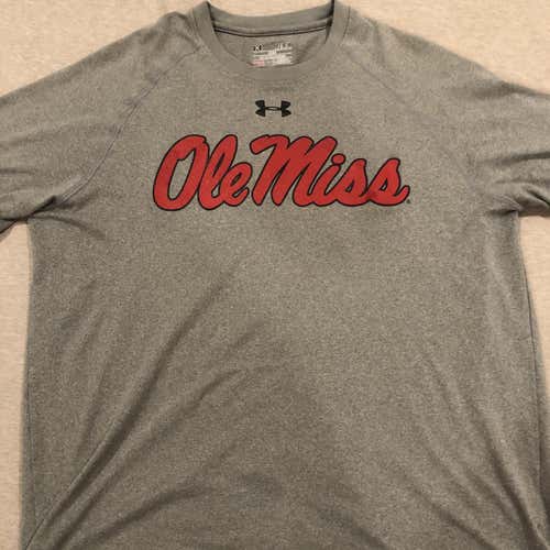 Ole Miss Dri Fit Under Amor Shirt