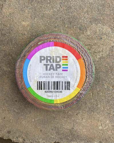 Bauer Speed Plates with Pride Tape