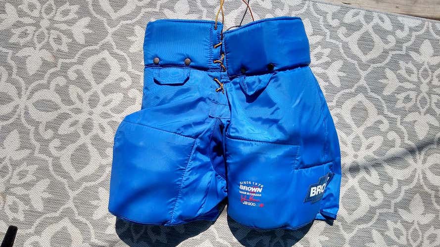Blue Senior John Brown JB900 Used Hockey Goalie Pants