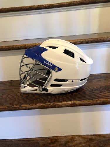 BRAND NEW CASCADE CPX-R (WHITE W/ BLUE VISOR)