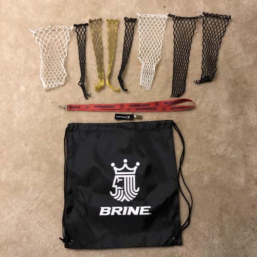 Used Women’s Lacrosse Mesh Lot Of 8 Pieces