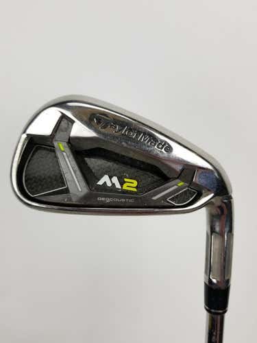 Used Taylormade M2 6 Iron Steel Stiff Golf Individual Irons