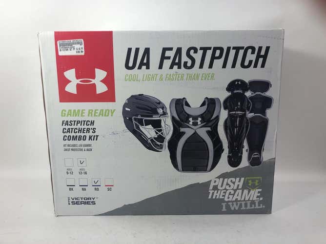 Blue New Adult Under Armour Victory Series Catcher's Combo
