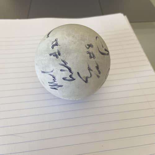 Signed Game Used Ball. Rutgers University.