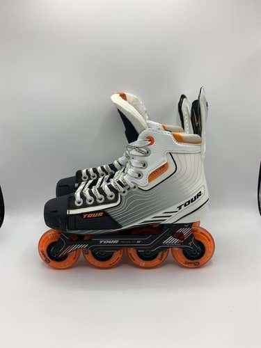 Tour Code 3.one White Inline Hockey Skates size 8 senior - New in box