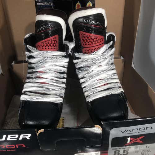Senior New Bauer Vapor 1X Hockey Skates D&R (Regular) Size 8.5