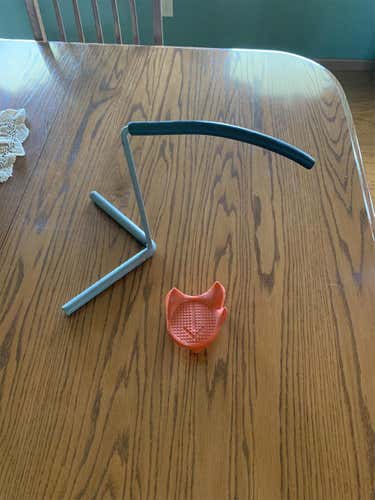 Used Kicking Tee And Prototype Practice Holder