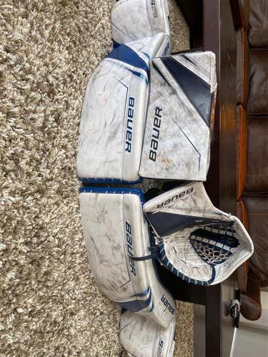 Blue Used 30" Regular Supreme S29  Goalie Full Set