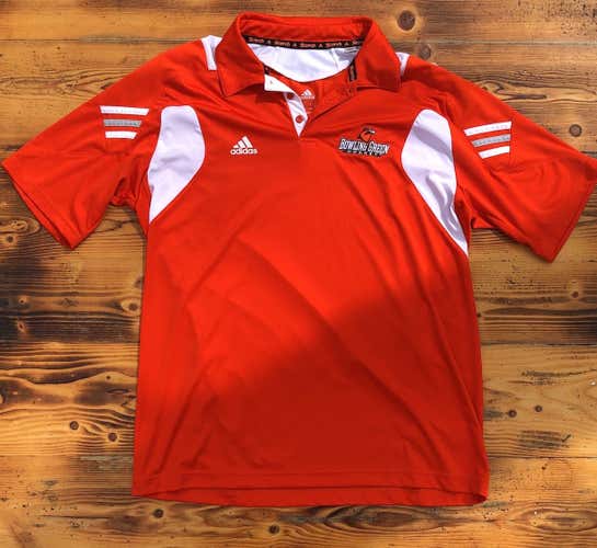Bowling Green Hockey Team Issue Orage Adult Large Adidas Shirt