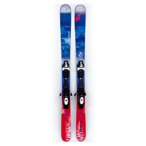 153 Nordica Santa Ana 93 2019/2020 Women's All Mountain Skis with Bindings USED