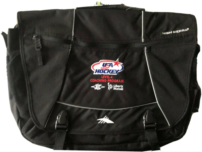 USA Hockey Coaching Computer Travel Shoulder Bag High Sierra , New In Package