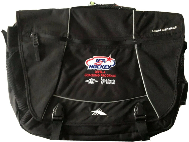 USA Hockey Coaching Computer Travel Shoulder Bag High Sierra , New In Package