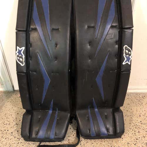 Black Used 32" Brian's NetZero Goalie Leg Pads