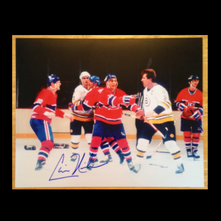 Chris Nilan Montreal Canadiens Signed 8x10 Photograph