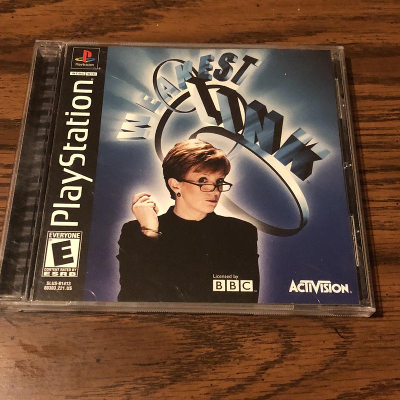 The Weakest Link PlayStation Video Game