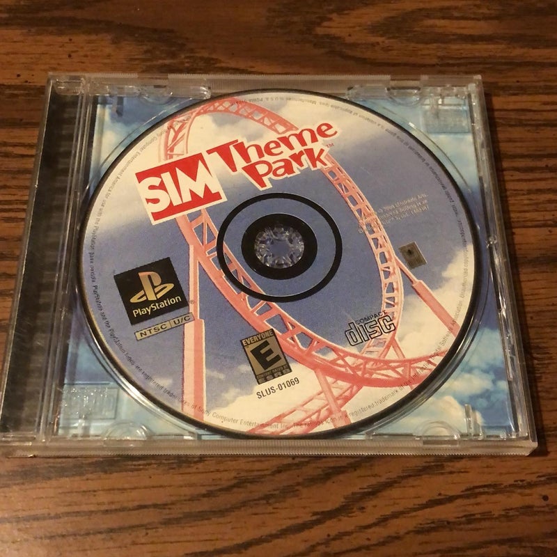 Sim Theme Park PlayStation Video Game
