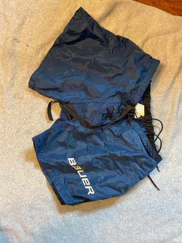 Navy Blue Bauer Goalie Pant Shell Small