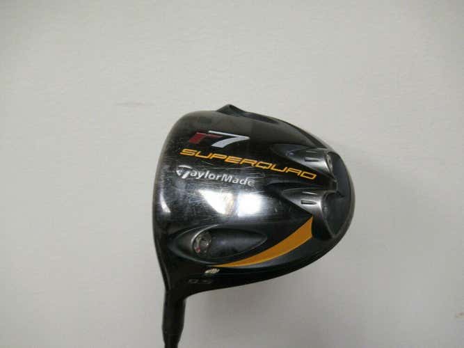 LEFT HAND TAYLORMADE r7 SUPERQUAD DRIVER 9.5* LOFT ALDILA STIFF FLEX NEW GRIP