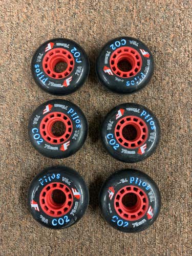 Lightly Used Ferland Inline Wheels - 6 Pack 72mm