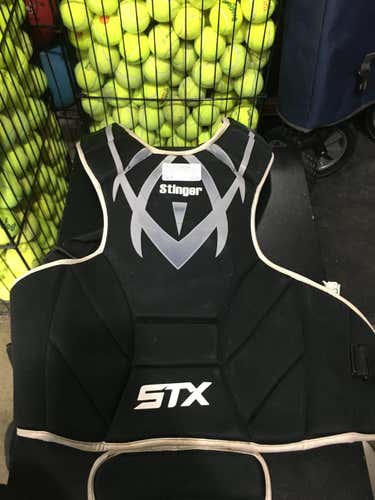 Used Stx Goalie Chest Protector Md Lacrosse Shoulder Pads