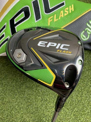 Callaway Epic Flash 10.5* Driver, Matrix Ozik Red Tie Stiff Flex, RH