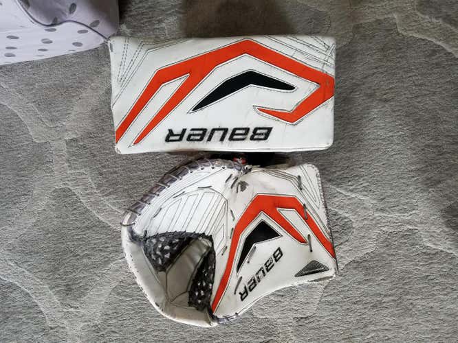 Orange Senior Used Bauer Regular TotalOne NXG Pro Stock