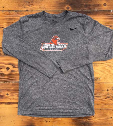 Bowling Green Hockey Team Issued Adult Large Nike Dri-Fit Shirt