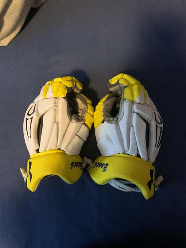 White UA Command Pro 2 gloves