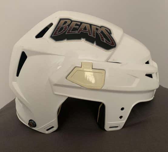 Used Hershey Bears CCM Vector V08 Pro Stock Helmet - M