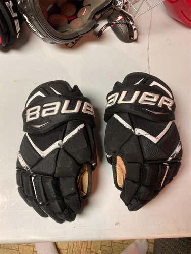 Black Used Bauer Vapor 1X Pro 14"  Gloves