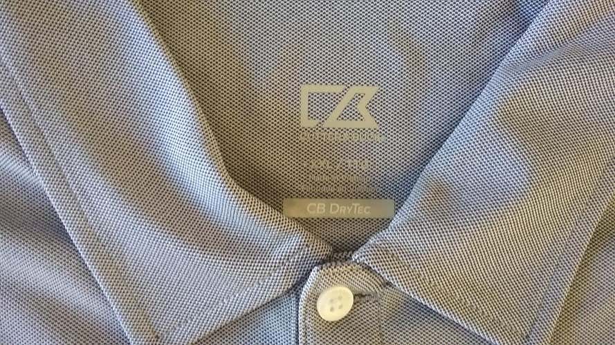 New Cutter & Buck Men's Gray Golf Shirt - XXL Shirt (GWCC Logo)