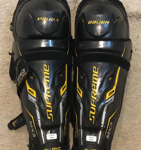 Used Bauer Supreme TotalOne MX3 Shin Pads