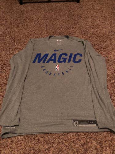 Gray Men's Orlando Magic Medium Nike Shirt