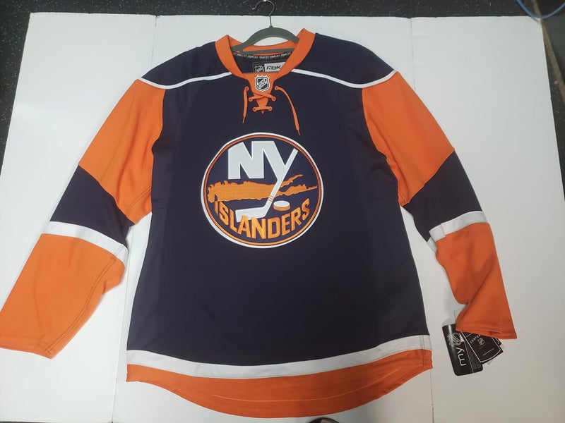 New - Authentic New York Rangers Vintage Style - Adult 50 Reebok Jersey with fight strap