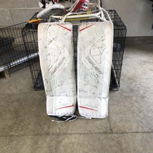 Used 34" Bauer Vapor 1X Pro Stock Goalie Leg Pads