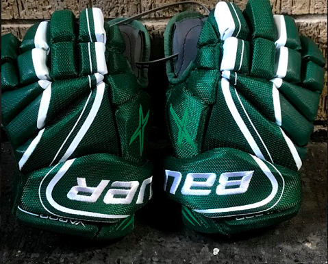 Green New Junior Bauer Vapor X800 Lite Gloves 10"