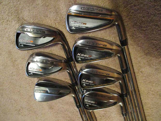 Cobra King F6 Steel Iron Set 5-PW, GW Stiff RH