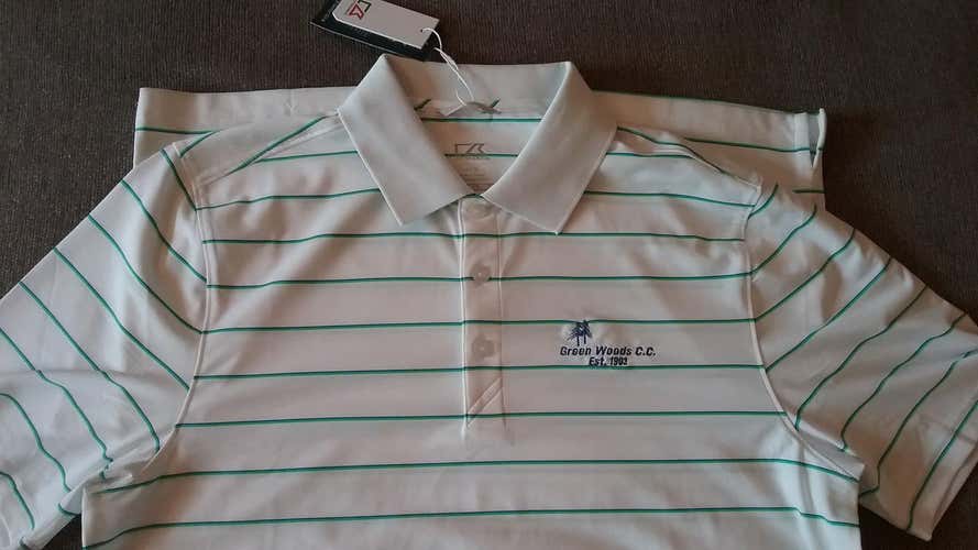 New Cutter & Buck Drytech Men's Golf Shirt - Medium (GWCC Logo)