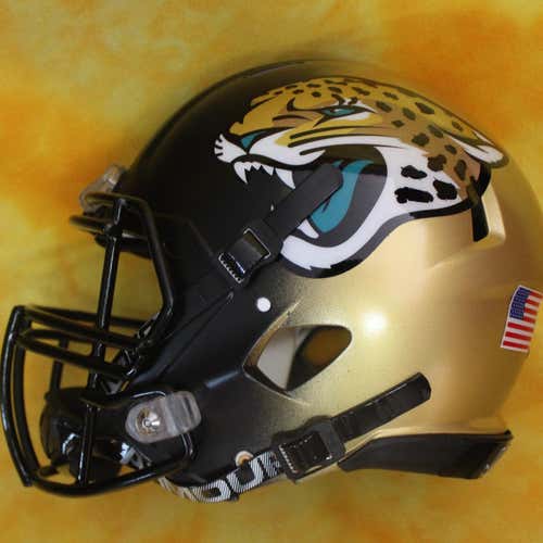 Jacksonville Jaguars super custom full size NFL Football helmet