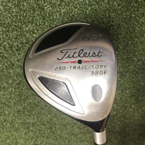 Used Titleist 980F Stiff Loft 15 Fairway Wood