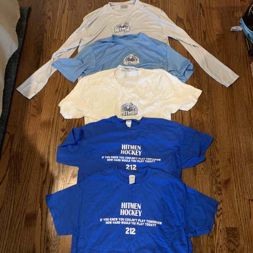 New Jersey Hitmen Hockey Adult Large Shirts