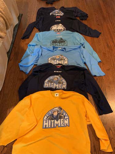 6 New Jersey Hitmen Practice Jersey Adult XL CCM
