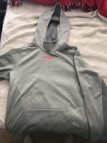 New - Gray Nike Lacrosse Hoodie