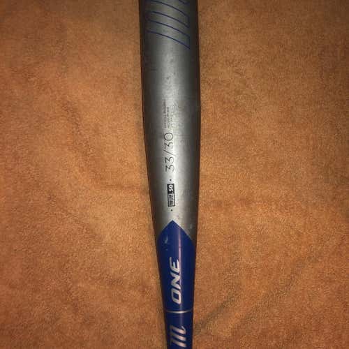 Used BBCOR Certified Alloy (-3) 30 oz 33" Bat