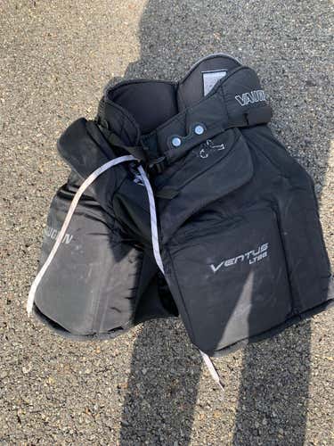 Black Used Small Vaughn Ventus LT98  Hockey Goalie Pants